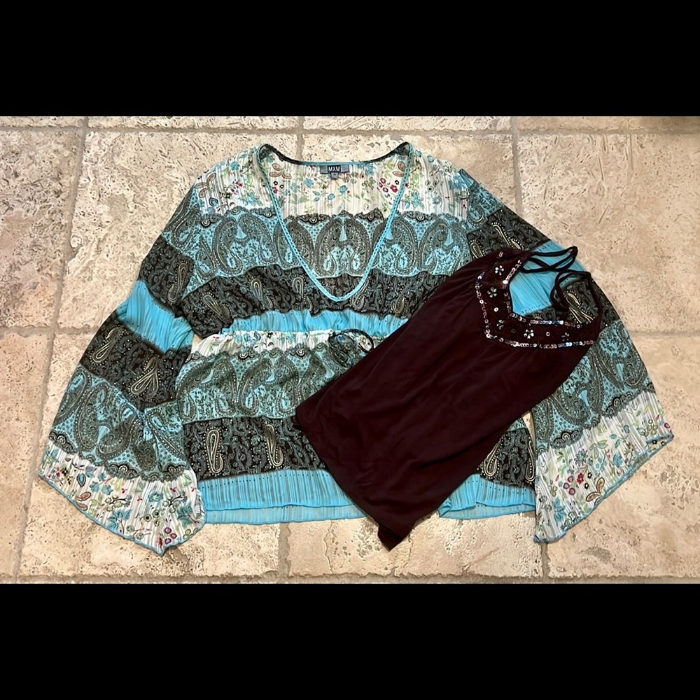 So Pretty & Feminine!! MXM blouse, size 22